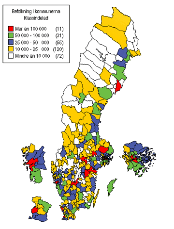 Befolkning i kommunerna